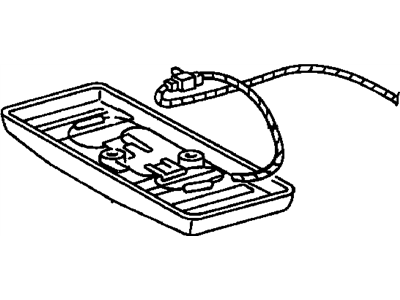 Chrysler 4602158 WIRING Dome and Reading Lamp