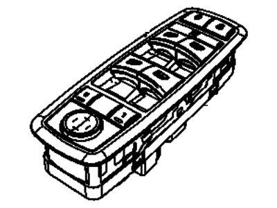 Ram Door Lock Switch - 68091001AB