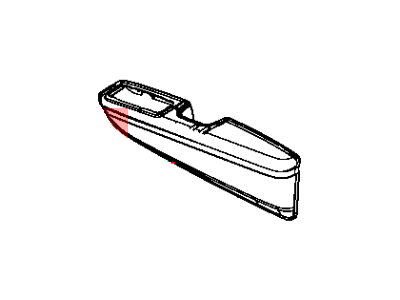 Dodge 1VZ43BD3AA ARMREST Front Door Trim
