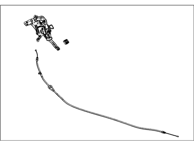 Ram 4877802AD LEVER ASSEMBLY Parking Brake