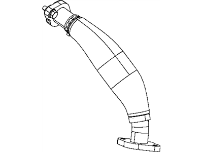 Ram 4627650AF TUBE Collector To EGR Cooler