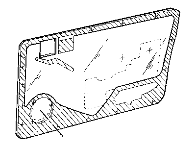 Jeep 55175348AB WATERDAM Front Door
