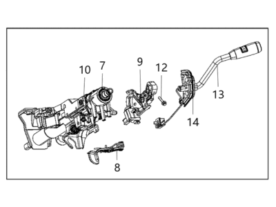 Ram 3500 Steering Column - 68470761AA