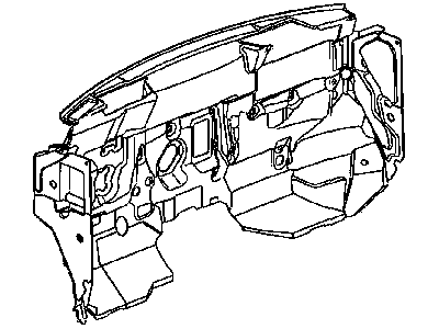 Dodge 5291807AA SILENCER Dash Panel