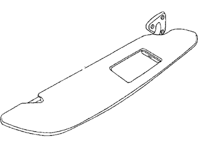 2002 Dodge Ram 3500 Sun Visor - 5ES01TL2AF