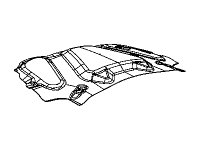 Mopar 55365080AB Silencer Hood