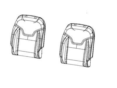 Jeep 7ES20DX9AA COVER Front Seat Back