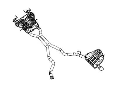 2012 Dodge Durango Tail Pipe - 68105749AA