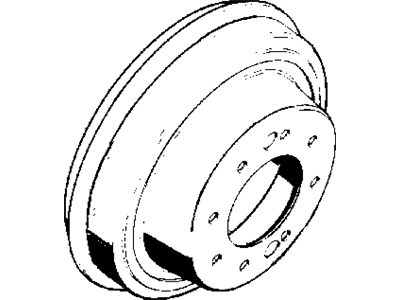 1998 Dodge Ram 3500 Brake Drum - 52007902