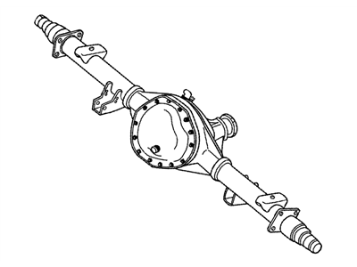 Dodge 68004492AA AXLE Service Rear