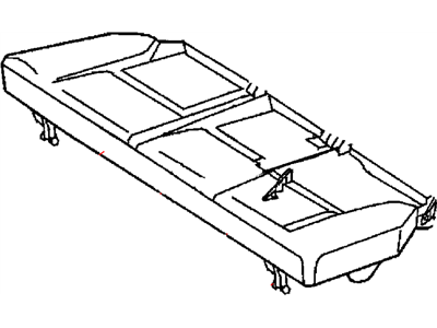 Chrysler XM761DVAA COVER Rear Seat Cushion