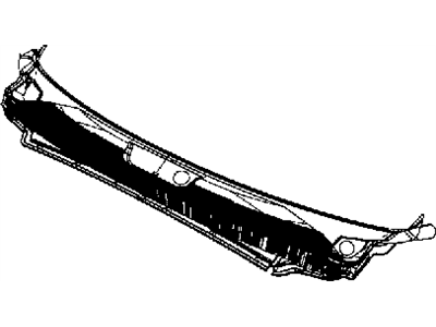 Mopar 5155707AD Screen Cowl Top
