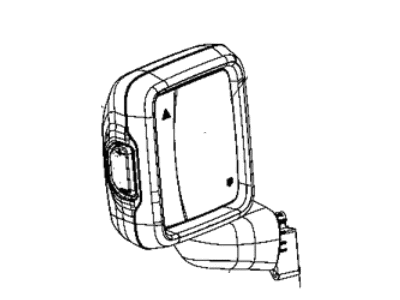Jeep 68361976AA GLASS Mirror Replacement