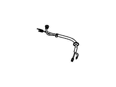 Dodge 68020406AA WIRING Brake light wiring w/ washer hose