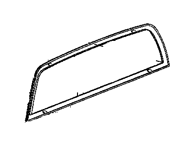 Mopar 4883392AB Sliding Glass, Rear