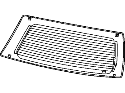 Chrysler 55362235AA GLASS Liftgate