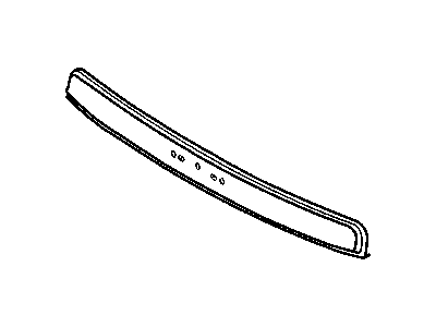 Dodge 5114372AA MOLDING Hood