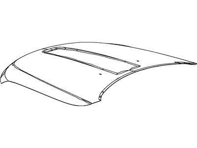 2016 Jeep Grand Cherokee Hood - 55369587AE