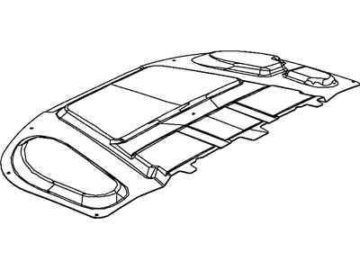 Dodge 68265872AA INSULATION Hood