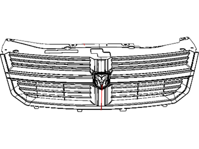 2007 Dodge Avenger Grille - YW40EBLAA
