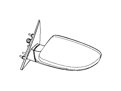 2017 Chrysler 300 Car Mirror - 68088252AH