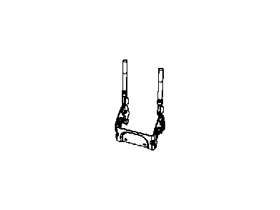 Jeep 68185497AB MECHANISM Headrest Folding