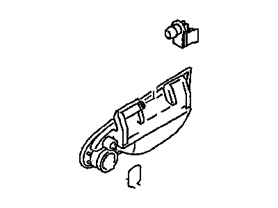 1999 Chrysler Sebring Door Handle - MR712044