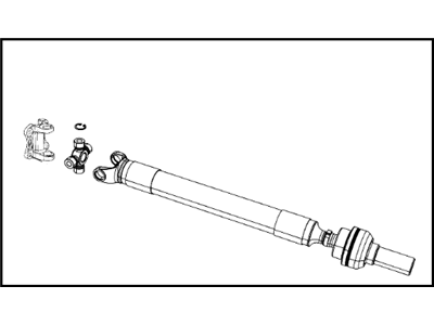 Ram 52123639AA SHAFT Drive Front