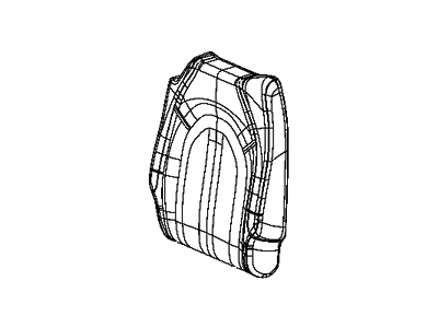 Mopar 6EC96LV5AA Cover Rear Quad Seat Back