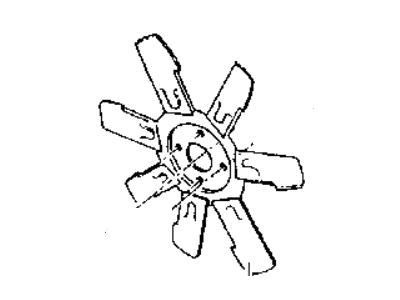 Dodge Ram 2500 Engine Cooling Fan - 52028653