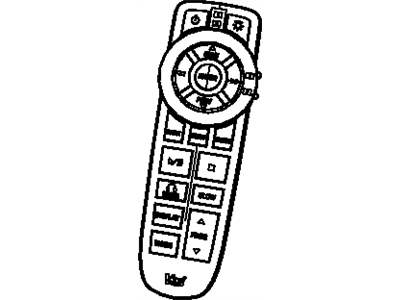 Jeep 5107094AC REMOTE Wireless Infrared