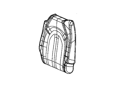 Chrysler 6ED05PQQAA COVER Rear Quad Seat Back