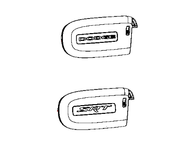 Mopar 68234959AA Transmitter Integrated Key Fob