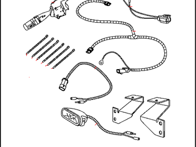Mopar 82210217 Light Kit Fog