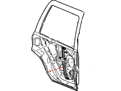 Jeep Window Regulator - 55363284AB