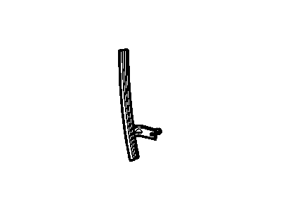 Jeep 55137102AA CHANNEL Rear Door Glass Lower