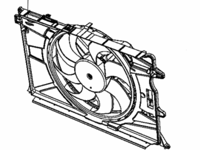 Jeep Engine Cooling Fan - 68256119AA