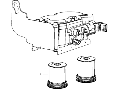 Chrysler Fuel Water Separator Filter - 68090648AA