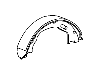 2008 Dodge Magnum Parking Brake Shoe - 68020626AA