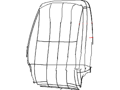 Dodge 5LT84LTUAB COVER Rear Seat Back