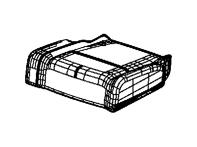 Dodge 1UN19DX9AA COVER Rear Seat Cushion
