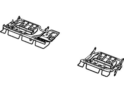 Dodge 68044736AA FRAME Seat cushion