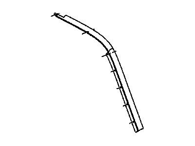 Jeep 55360689AC MOLDING A PILLAR