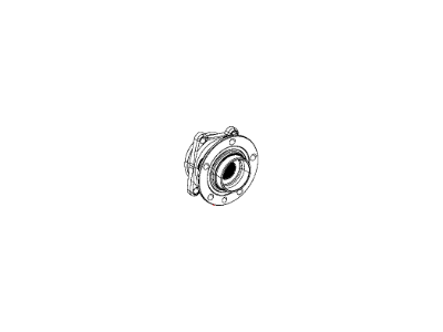 Jeep 68155868AB HUB AND BEARING Wheel