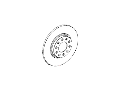 Mopar 4779885AB Rotor Brake Rear