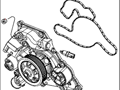 2012 Dodge Durango Water Pump - RL022340AC