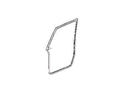 Jeep 55395274AU WEATHERSEAL DOOR TO BODY FRONT full DOOR