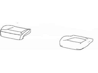 Dodge 1UM32GT5AA COVER Front Seat Cushion