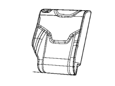Mopar 7FC82LA3AA Cover Rear Seat Back 2ND Row Right