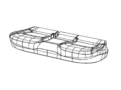 Mopar 7FC84LA3AA Cover Rear Seat Cushion 2ND Row